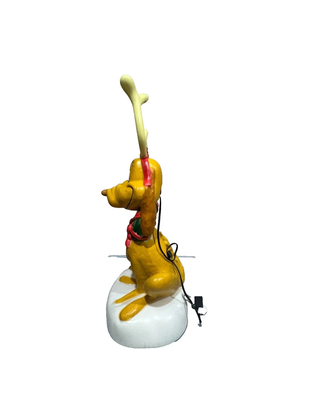 Christmas Lighted Blow Mold Outdoor Decor Grinch Max Dog w/ Antler Dr. Seuss 24